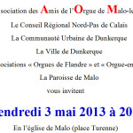 concert les Amis de l'Orgue